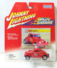 Load image into Gallery viewer, Johnny Lightning  Willys Gassers Series Bob Bones Balogh 1933 Willys Diecast Car - TulipStuff
