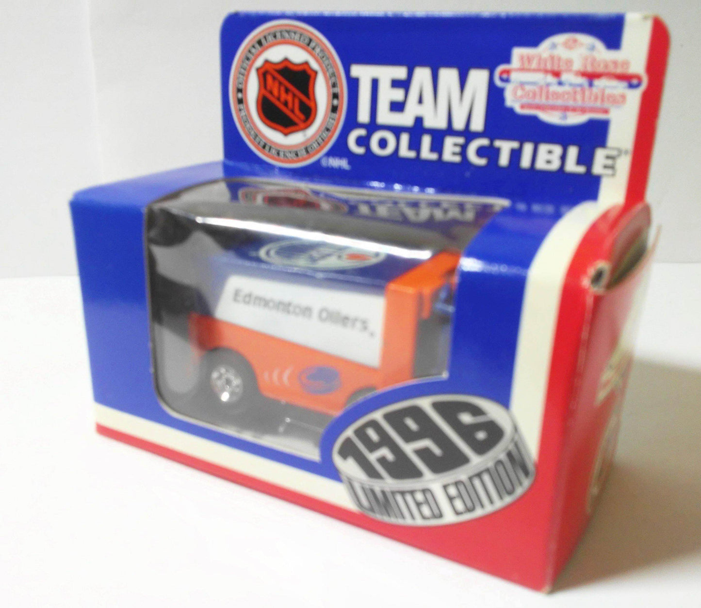 White Rose Collectibles NHL Edmonton Oilers 1996 Zamboni Ice Making Machine - TulipStuff