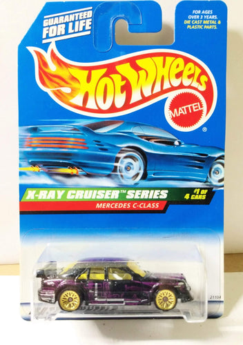 Hot Wheels X-Ray Cruiser Series Mercedes C-Class Collector #945 1998 - TulipStuff