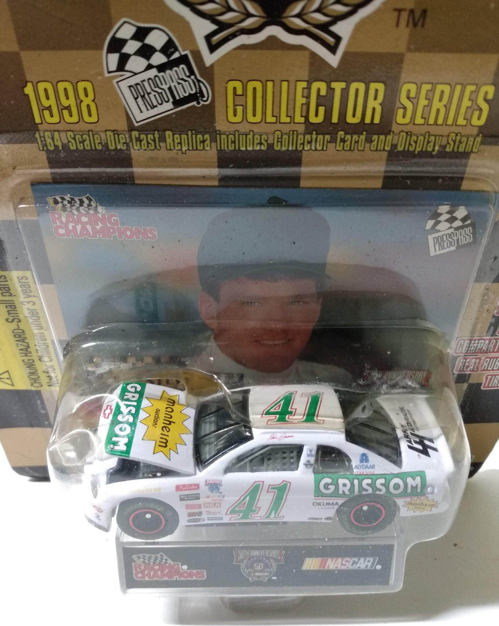 Racing Champions Nascar 50th Anniversary Steve Grissom 1998 Press Pass Collector Series - TulipStuff