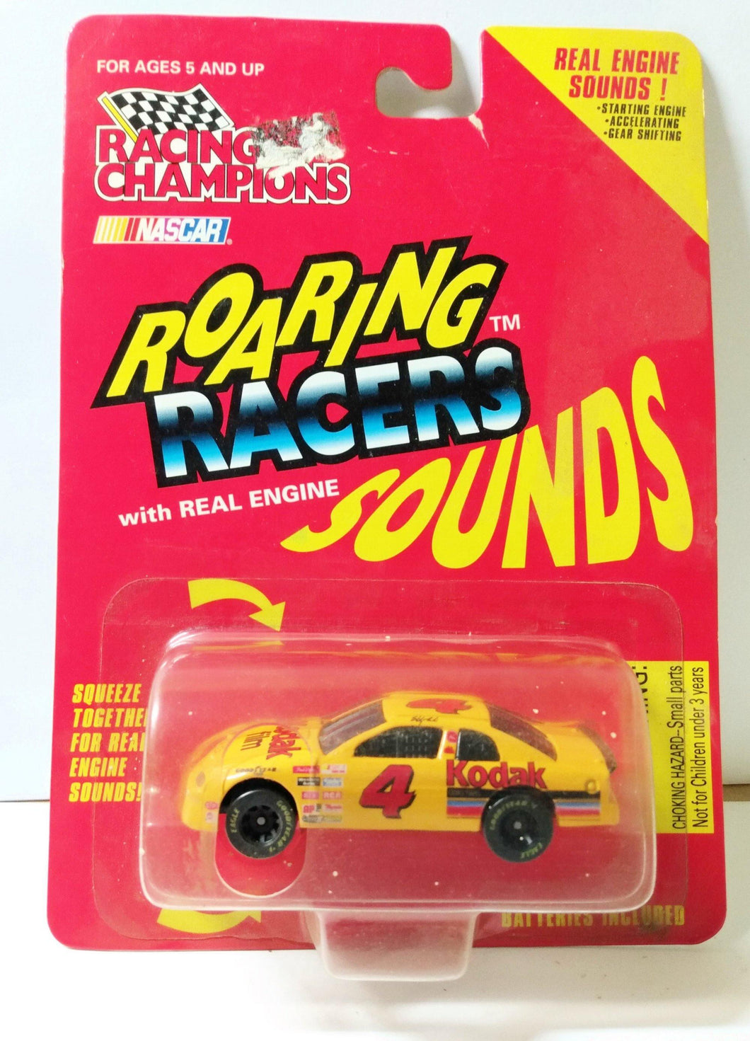 Racing Champions Roaring Racers Sterling Marlin #4 Kodak Film Chevrolet Monte Carlo Stock Car Nascar 1997 - TulipStuff