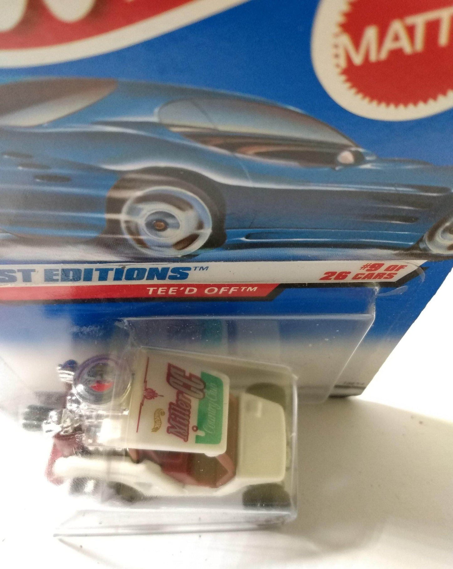 Hot Wheels 1999 First Editions Tee'd Off Collector #683 Diecast Metal Golf Cart - TulipStuff