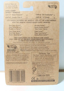 Hot Wheels Steel Stamp Series 2-Pack Steel Passion Zender Fact 4 Diecasts 1995 - TulipStuff