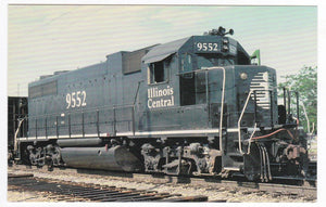 Illinois Central EMD GP38 Locomotive With New Logo in 1991 - TulipStuff