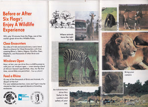 International Wildlife Park Grand Prairie Texas 1982 Brochure - TulipStuff