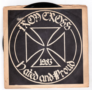 Iron Cross Hated and Proud 7" EP Washington DC Hardcore 1983 - TulipStuff