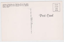Load image into Gallery viewer, Jackson Wyoming Highway 89 Street Scene 1950&#39;s Postcard - TulipStuff
