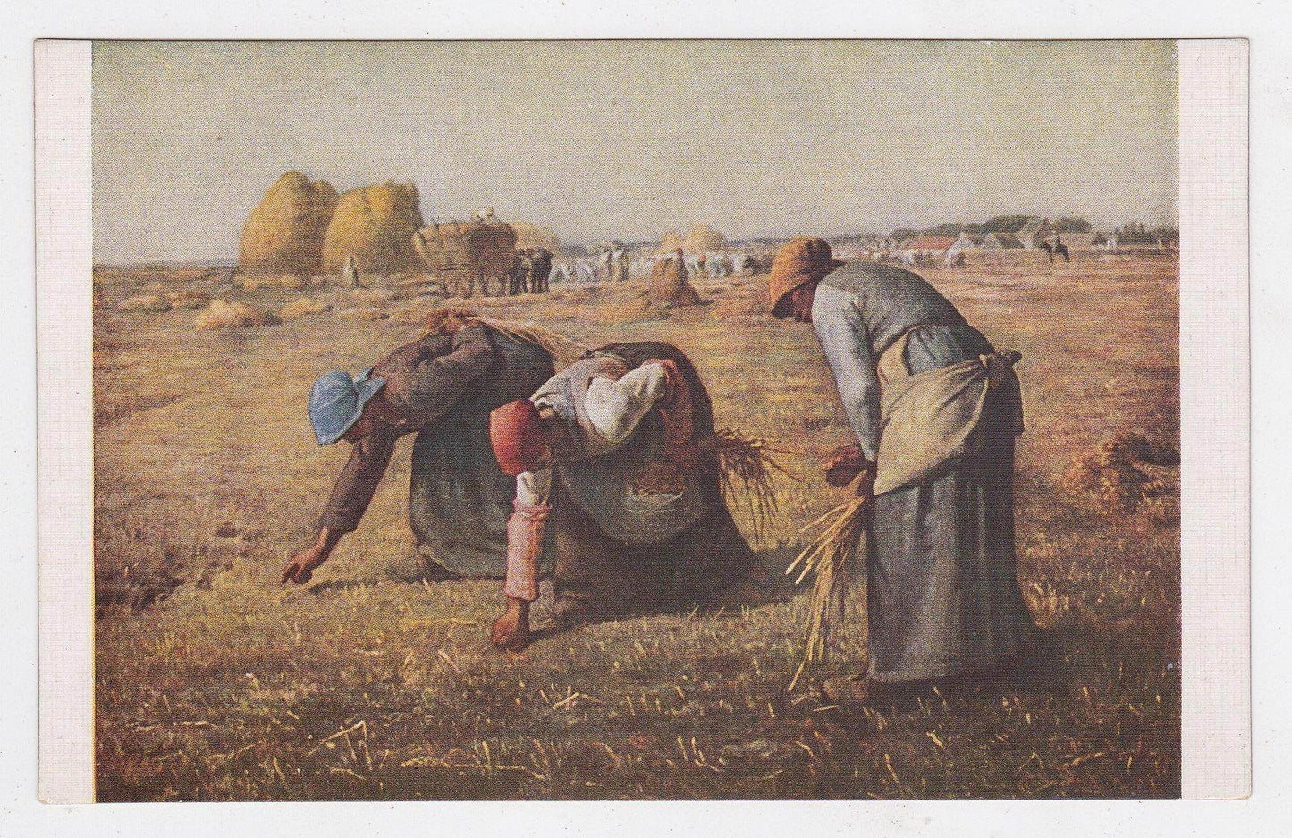 Jean-Francois Millet Les Glaneuses The Gleaners Art Postcard 1910's - TulipStuff