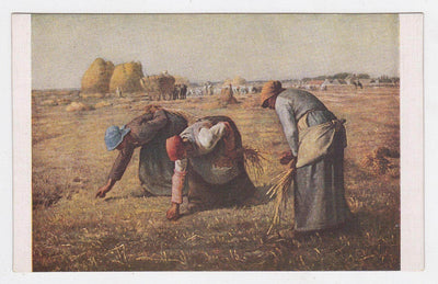 Jean-Francois Millet Les Glaneuses The Gleaners Art Postcard 1910's - TulipStuff