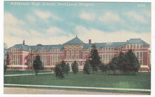 Load image into Gallery viewer, Jefferson High School Portland Oregon 1910&#39;s Postcard - TulipStuff
