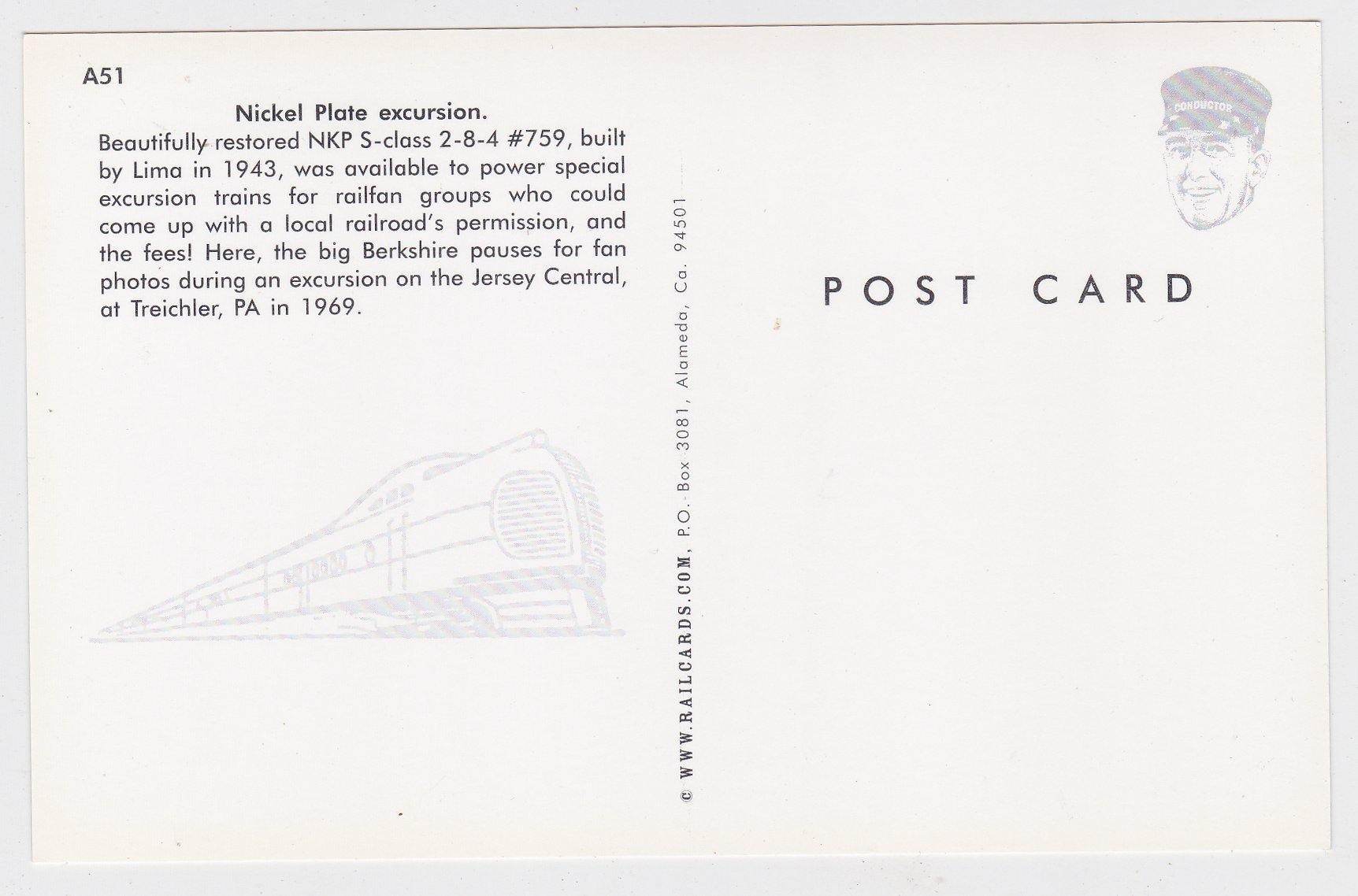 Jersey Central Railroad Lima Berkshire NKP S-Class Steam Locomotive - TulipStuff