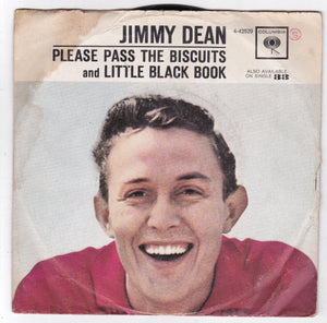 Jimmy Dean Please Pass The Biscuits Little Black Book 7" Vinyl 1962 - TulipStuff