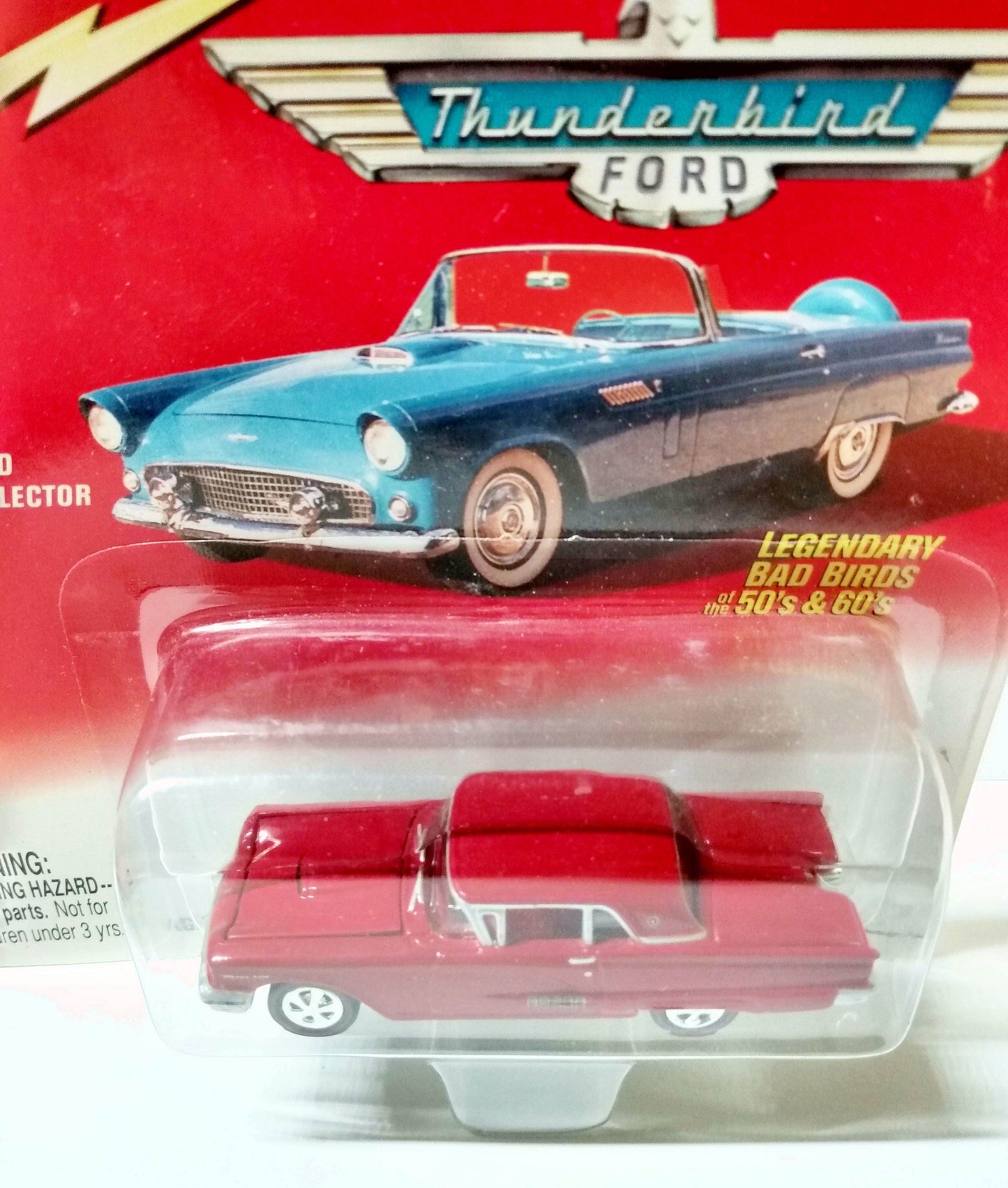 Johnny Lightning Legendary Bad Birds 1958 Ford T-Bird Thunderbird - TulipStuff