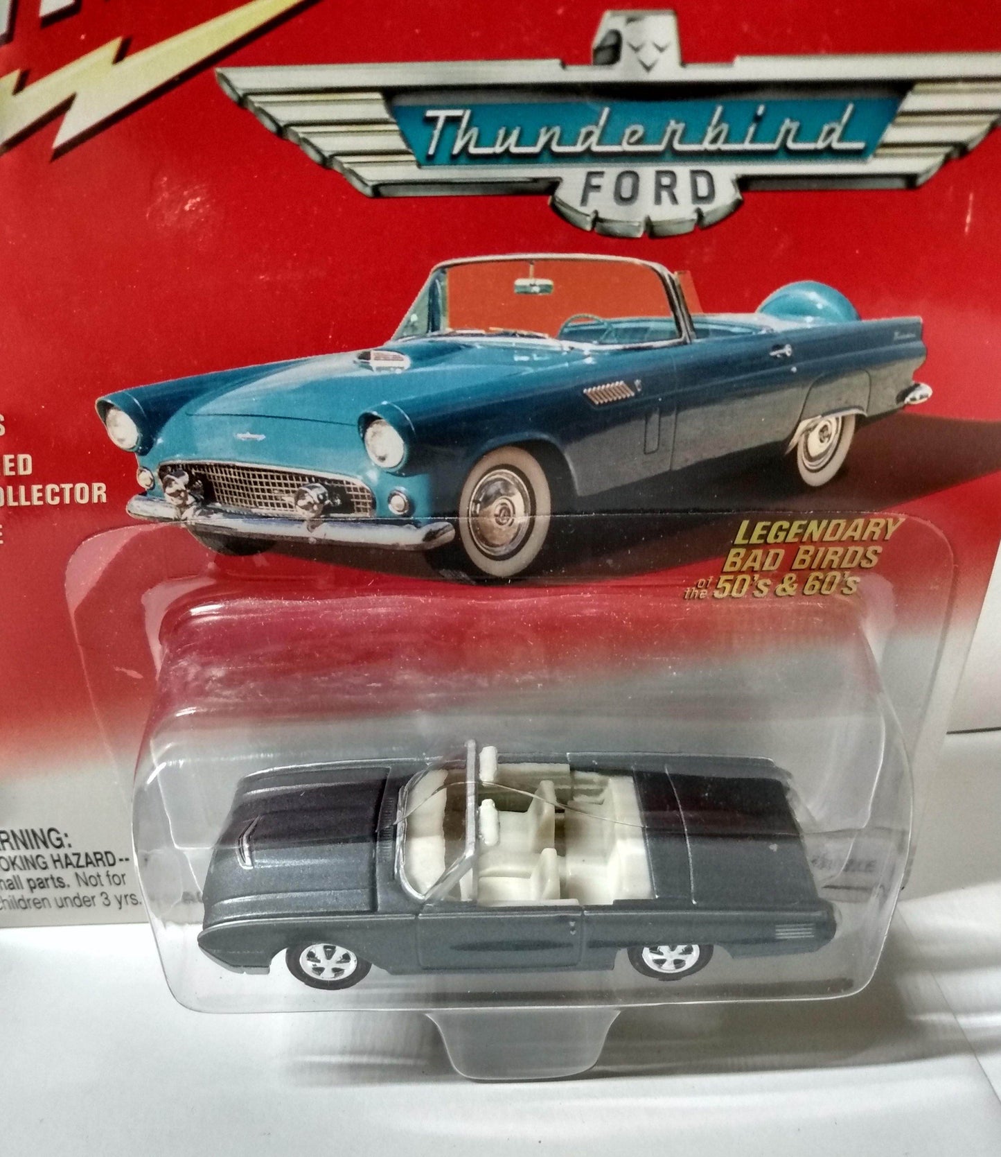 Johnny Lightning Legendary Bad Birds 1961 Ford T-Bird Convertible - TulipStuff