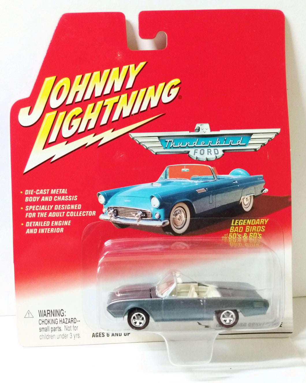 Johnny Lightning Legendary Bad Birds 1961 Ford T-Bird Convertible - TulipStuff