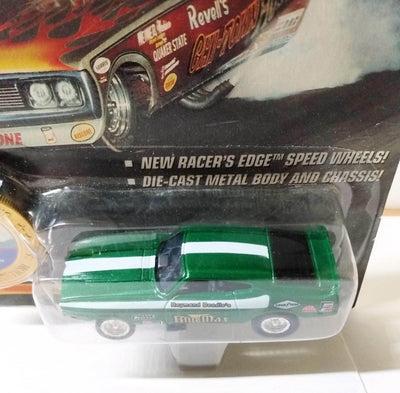 Johnny Lightning Dragsters USA '71 Blue Max Ford Mustang Green - TulipStuff