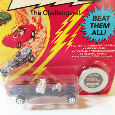 Johnny Lightning Commemorative Series 6 Black Triple Threat 1995 - TulipStuff