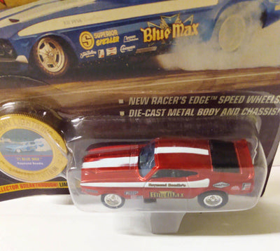 Johnny Lightning Dragsters USA  '71 Blue Max Ford Mustang - TulipStuff