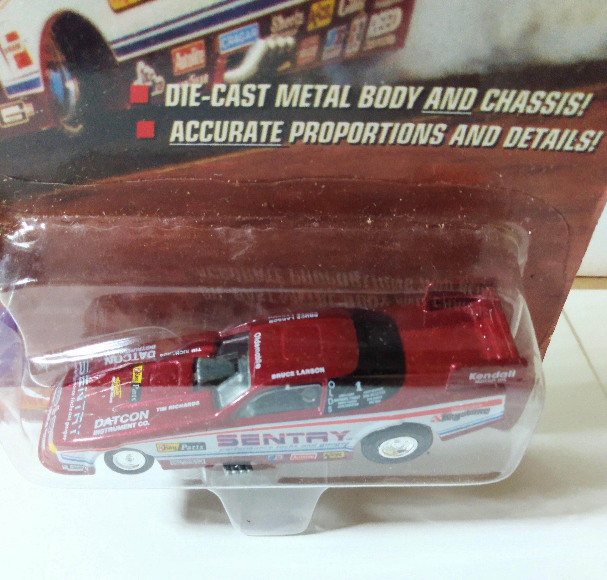 Johnny Lightning Dragsters USA Bruce Larson Sentry Gauges Funny Car - TulipStuff