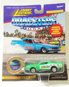Johnny Lightning Dragsters USA Roland Leong '71 Hawaiian Dodge Charger Funny Car - TulipStuff