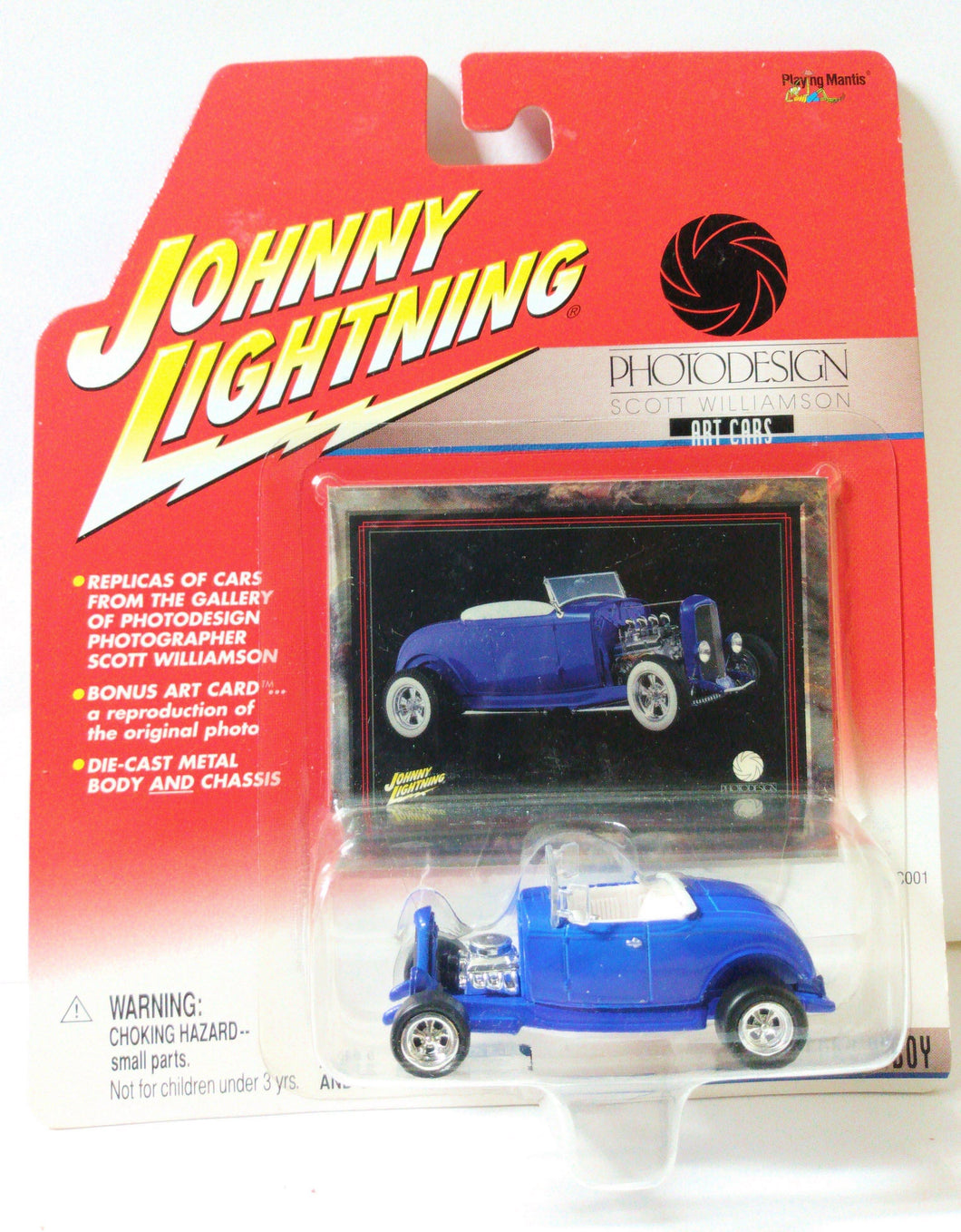 Johnny Lightning Photodesign Scott Williamson Art Cars 1932 Ford Hiboy - TulipStuff