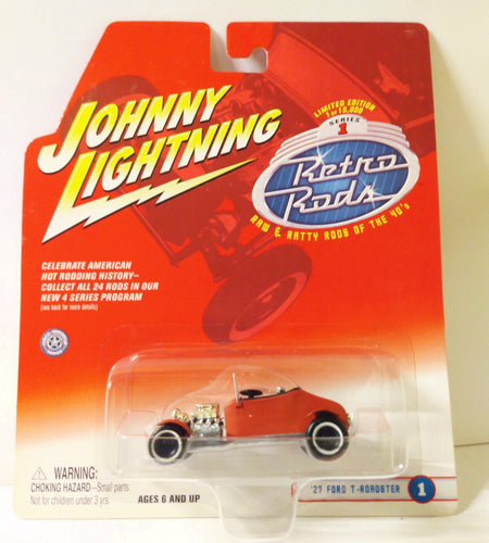 Johnny Lightning Retro Rods '27 Ford T-Roadster Diecast Hot Rod - TulipStuff