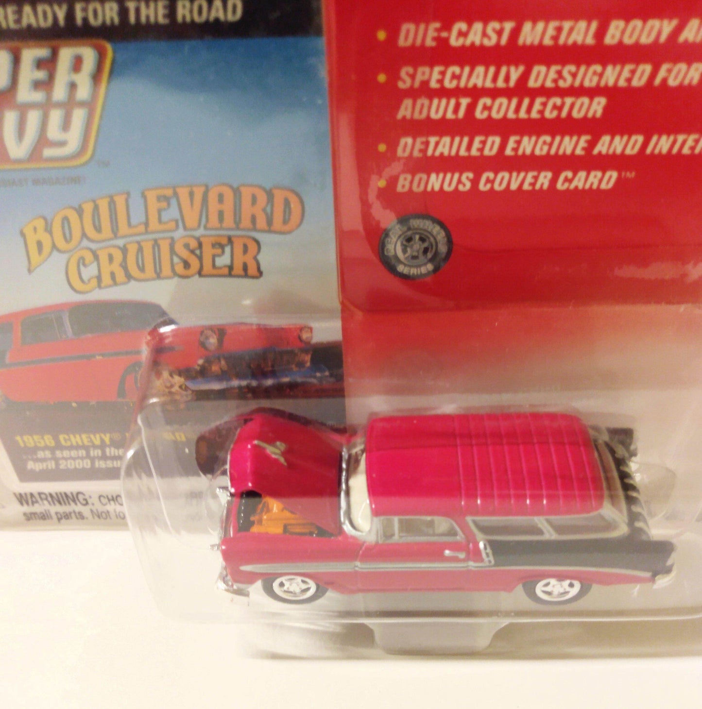 Johnny Lightning Super Chevy 1956 Nomad Station Wagon Tri-Five - TulipStuff