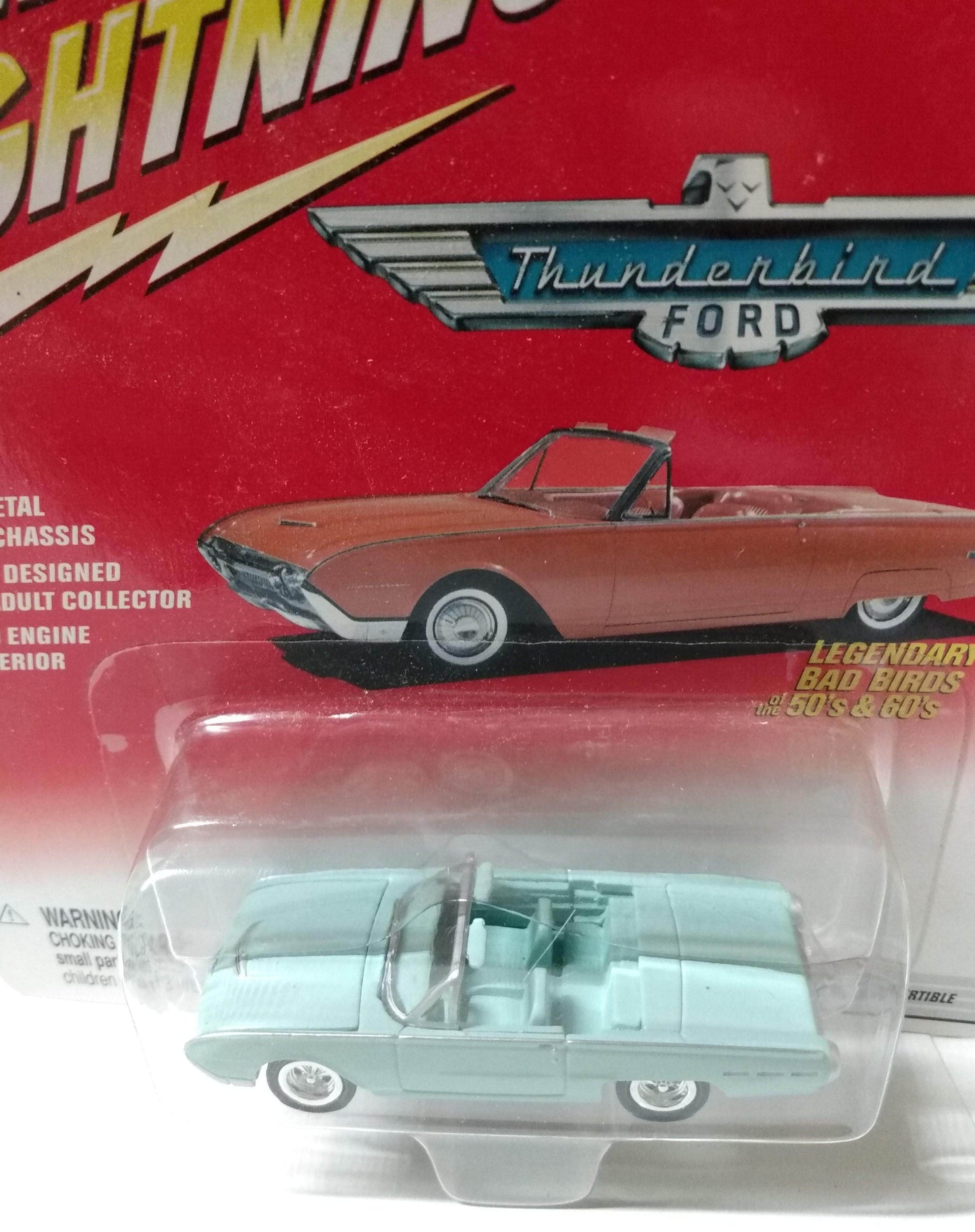 Johnny Lightning Legendary Bad Birds 1962 Ford Thunderbird Convertible - TulipStuff