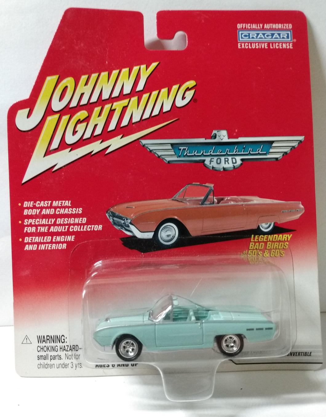 Johnny Lightning Legendary Bad Birds 1962 Ford Thunderbird Convertible - TulipStuff