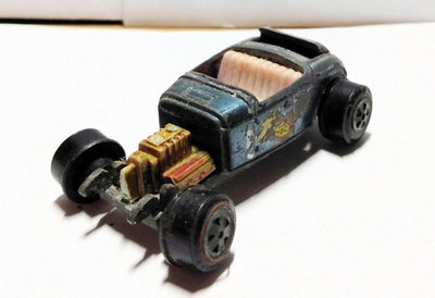 Johnny Lightning Topper Custom '32 Ford Roadster Hot Rod USA 1969 Blue - TulipStuff