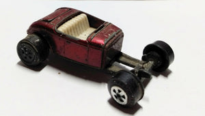 Johnny Lightning Topper Custom '32 Ford Roadster Hot Rod USA 1969 Red - TulipStuff