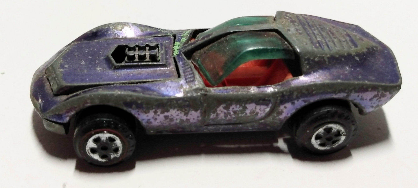 Johnny Lightning Topper Custom Mako Shark USA 1969 Purple - TulipStuff