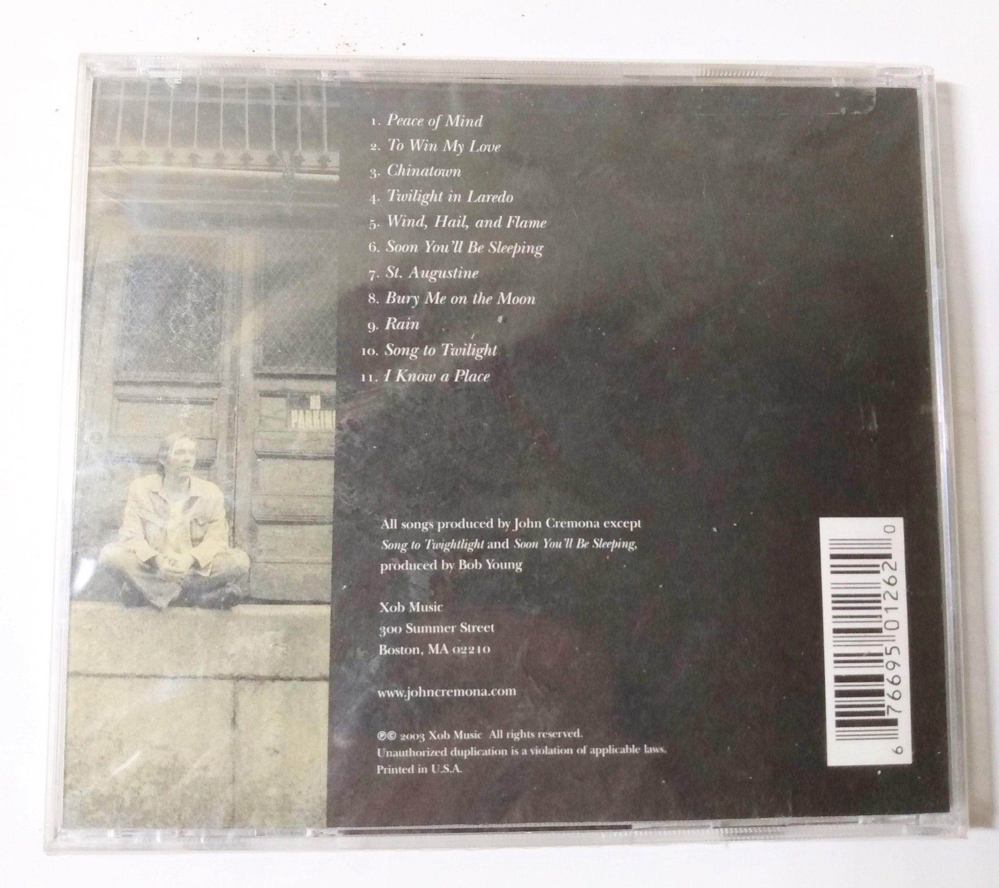 John Cremona Rain Album CD Country Folk Rock Xob 2003 - TulipStuff