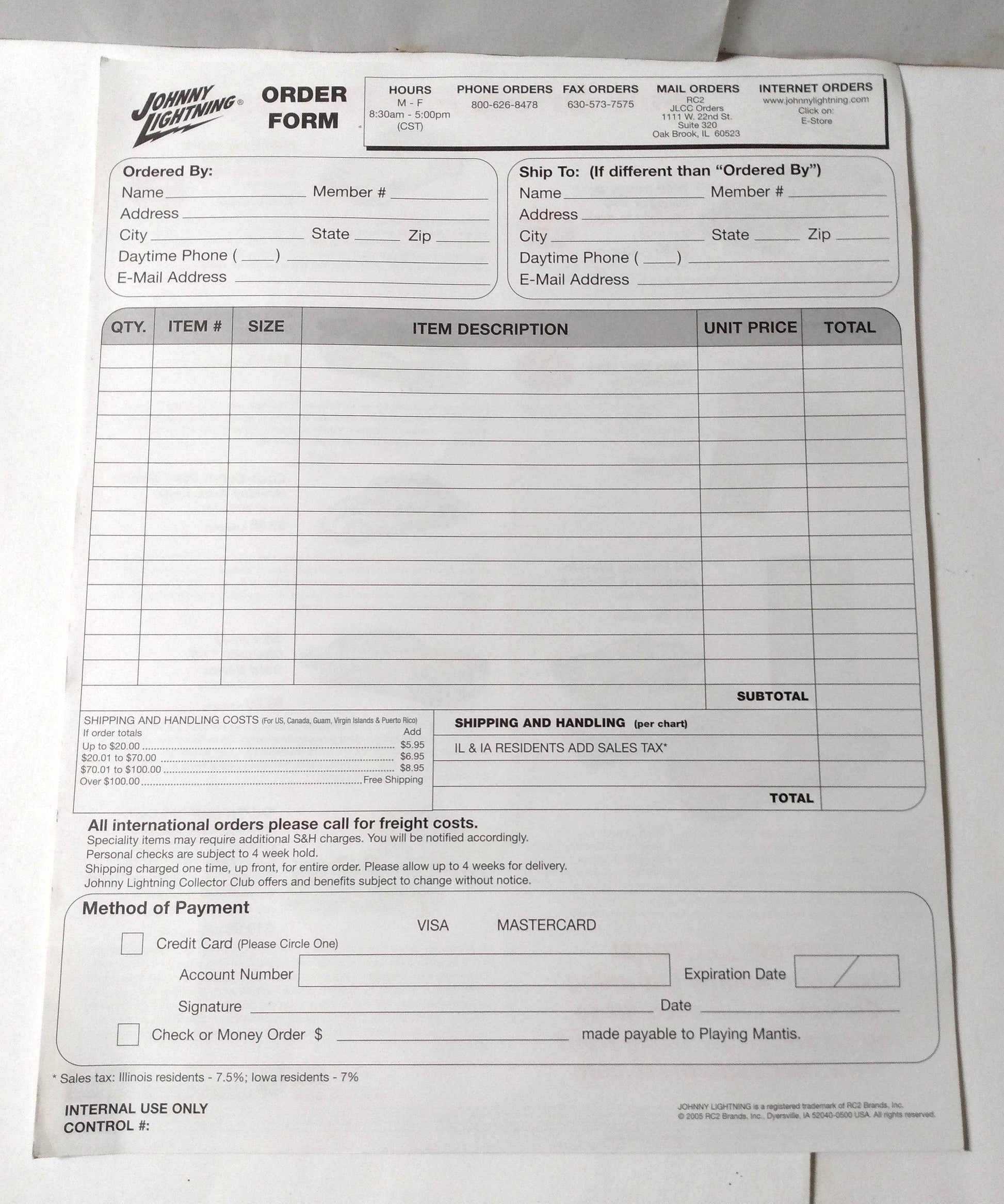 Johnny Lightning Newsflash Diecast Newsletter Issue #43 January 2005 - TulipStuff