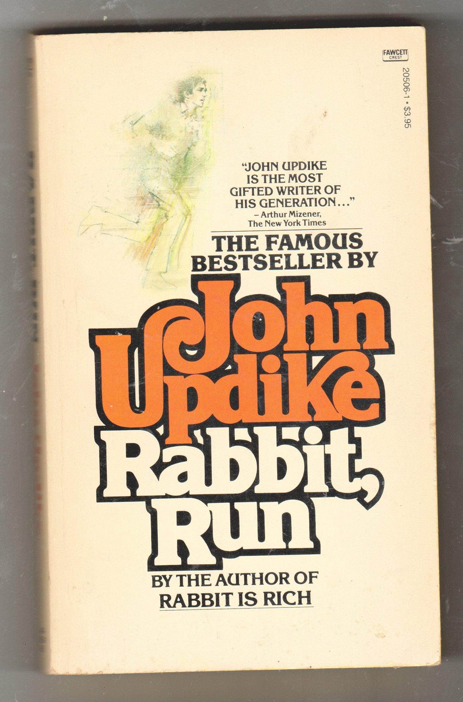 John Updike Rabbit Run Paperback Fawcett 1983 - TulipStuff