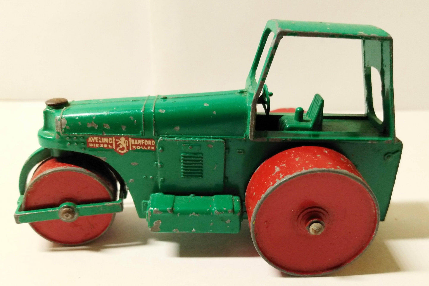 Lesney Matchbox King Size K9 Aveling Barford Road Roller 1962 - TulipStuff