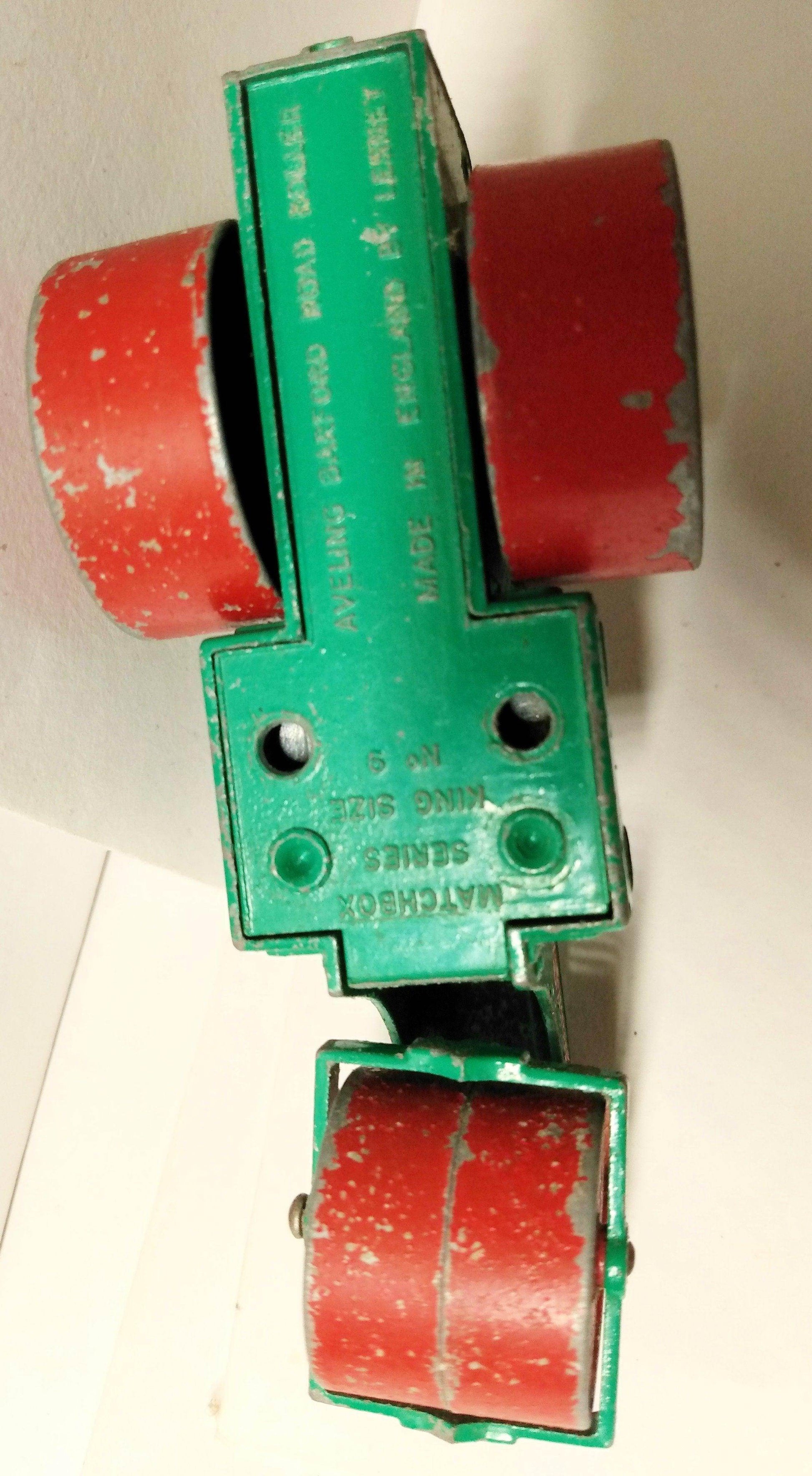 Lesney Matchbox King Size K9 Aveling Barford Road Roller 1962 - TulipStuff