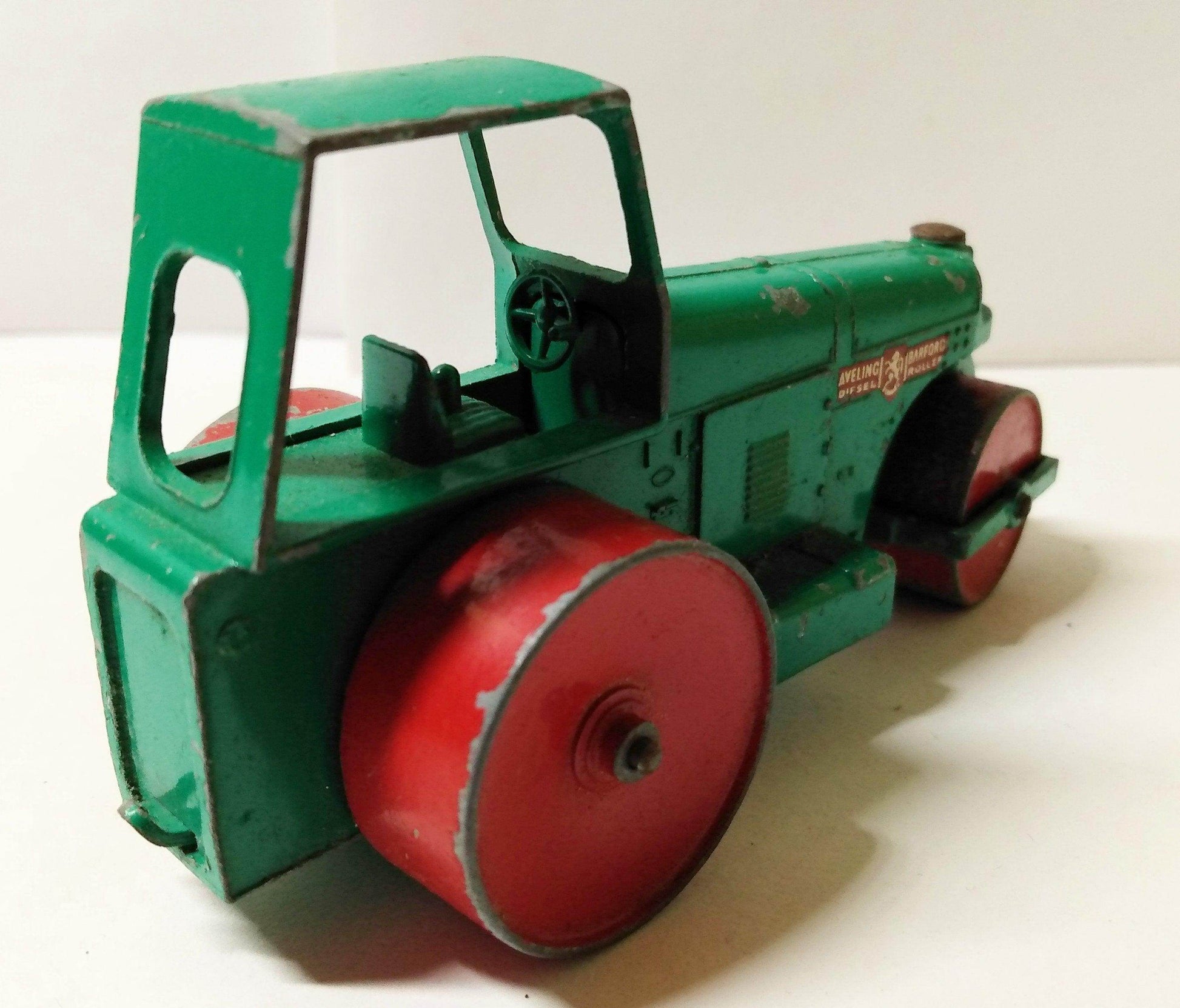 Lesney Matchbox King Size K9 Aveling Barford Road Roller 1962 - TulipStuff