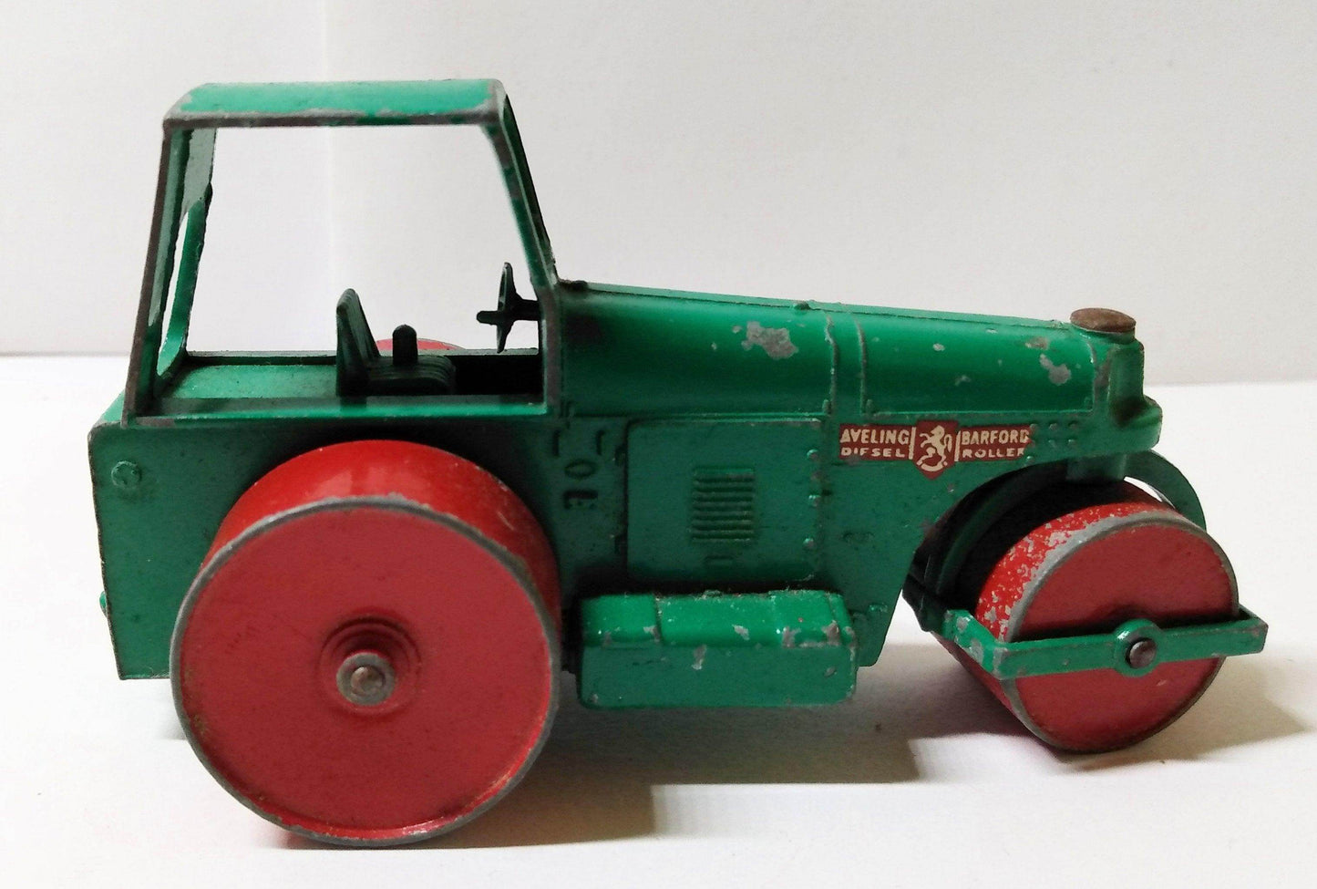 Lesney Matchbox King Size K9 Aveling Barford Road Roller 1962 - TulipStuff
