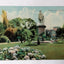 Karlskrona Hoglands Park Karl XIII Statue Sweden 1910's Postcard - TulipStuff