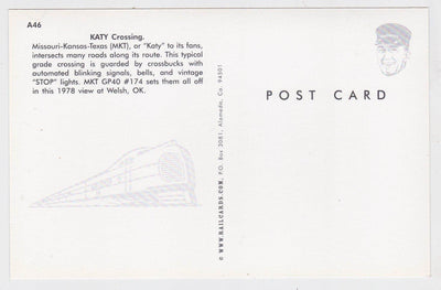 Katy Missouri-Kansas-Texas Railroad EMD GP40 Diesel Locomotive - TulipStuff