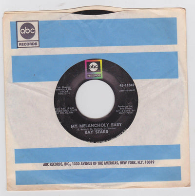 Kay Starr Some Sweet Tomorrow 7" Vinyl Record 1968 - TulipStuff