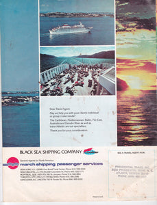 Black Sea Shipping ms Kazakhstan mv Odessa 1979-1980 Caribbean Cruises - TulipStuff