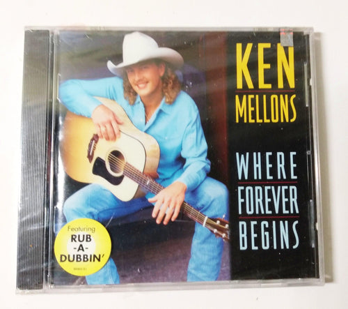 Ken Mellons Where Forever Begins Country Album CD 1995 - TulipStuff