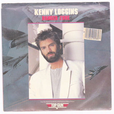 Kenny Loggins Danger Zone 7" 45rpm Vinyl Record 1986 Top Gun - TulipStuff