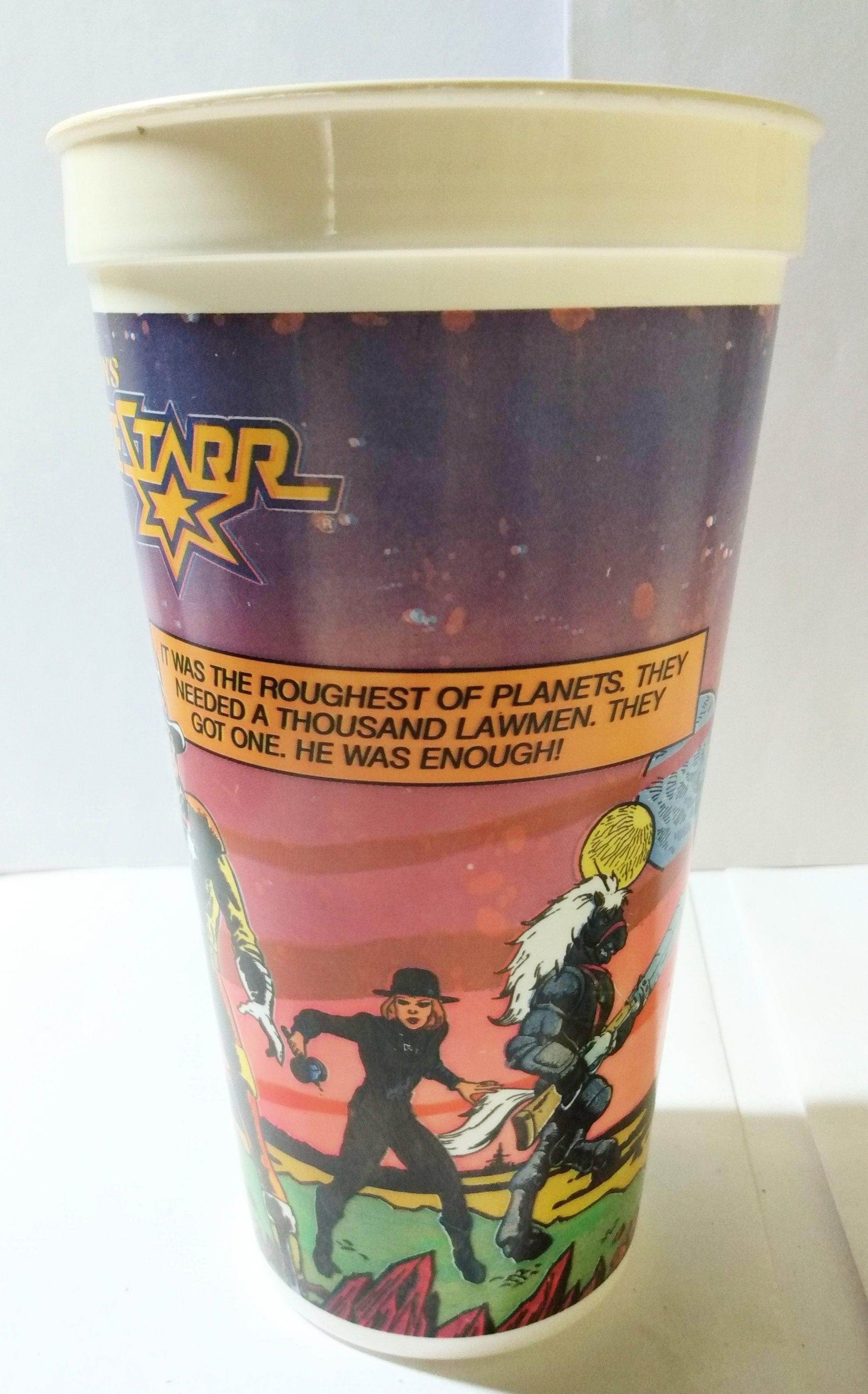 Kmart ICEE Filmation BraveStarr 24 Oz Promo Plastic Cup 1987 - TulipStuff