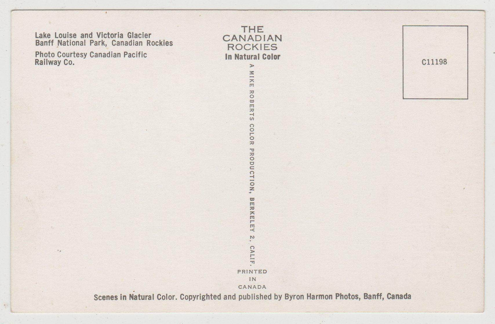 Lake Louise Victoria Glacier Banff Natl Park Canadian Rockies Alberta - TulipStuff