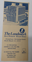 Load image into Gallery viewer, The Landmark Best Western Resort Hotel Myrtle Beach 1981-82 Brochure - TulipStuff
