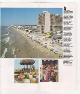 The Landmark Resort Hotel Myrtle Beach SC Early 1980's Brochure - TulipStuff
