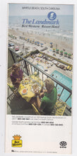 Load image into Gallery viewer, The Landmark Resort Hotel Myrtle Beach SC Early 1980&#39;s Brochure - TulipStuff
